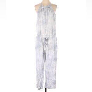 Beautiful Cloth& Stone Blue& White Jumpsuit in Size Small